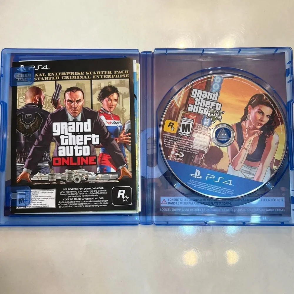 Sony PlayStation Console with Games, DualShock Controller with charging stand